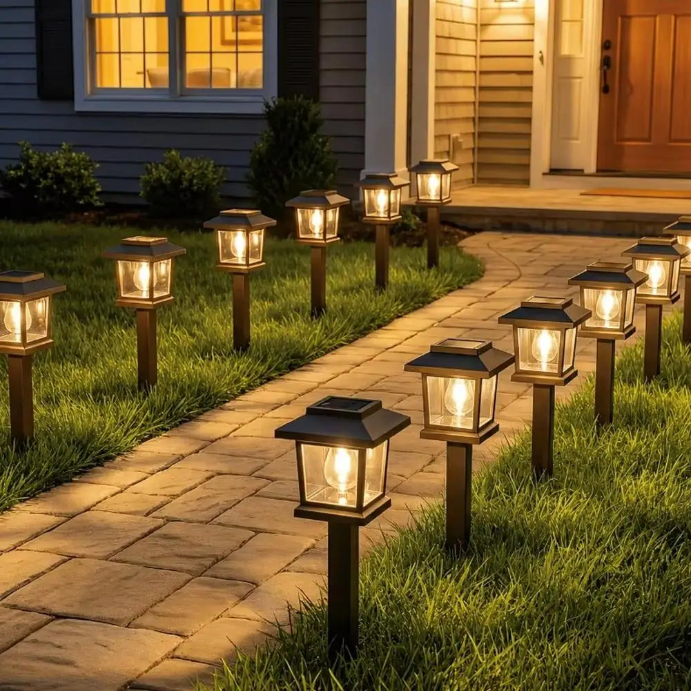 solar pathway lights - product view 3