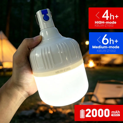 Rechargeable LED Lantern, USB Charging, Lithium-Ion Battery, 18 cm Portable Light with Hook for Camping and Emergencies - product view 1