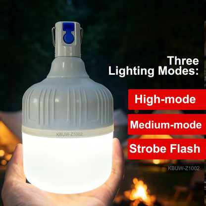 Rechargeable LED Lantern, USB Charging, Lithium-Ion Battery, 18 cm Portable Light with Hook for Camping and Emergencies - product view 3