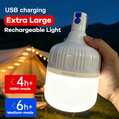 Rechargeable LED Lantern, USB Charging, Lithium-Ion Battery, 18 cm Portable Light with Hook for Camping and Emergencies - product view 6
