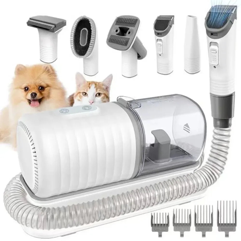 pet grooming vacuum kit - product view 2