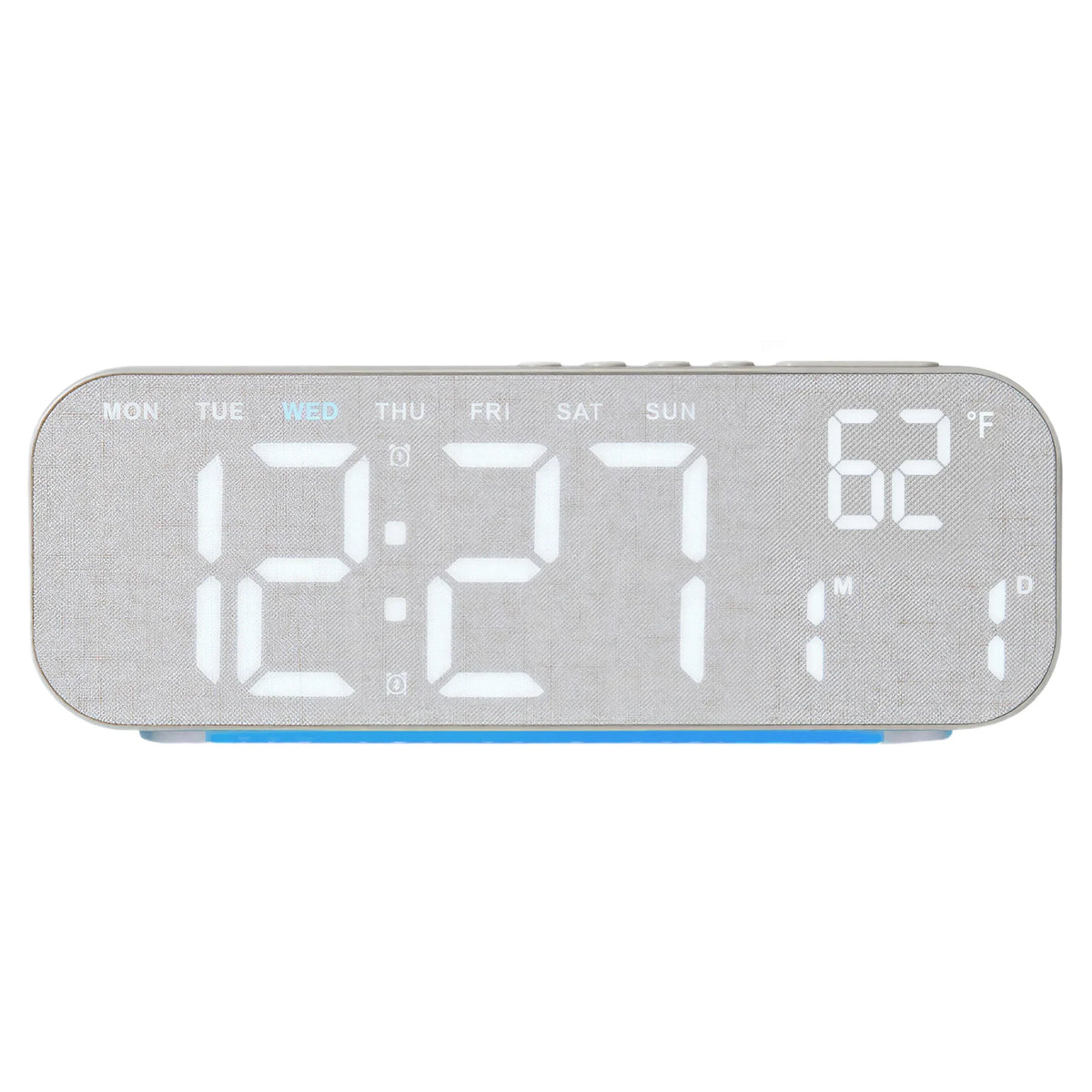 10-Inch Digital Alarm Clock with Ambient Light, Dual Alarms, Auto-Dimming LED Display, Timer and USB-C for Bedroom - product view 1