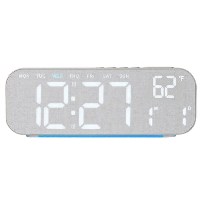 10-Inch Digital Alarm Clock with Ambient Light, Dual Alarms, Auto-Dimming LED Display, Timer and USB-C for Bedroom - product view 1