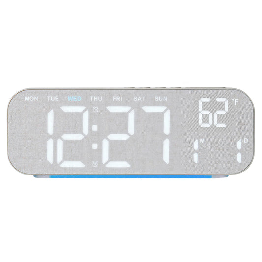 10-Inch Digital Alarm Clock with Ambient Light, Dual Alarms, Auto-Dimming LED Display, Timer and USB-C for Bedroom - product view 1