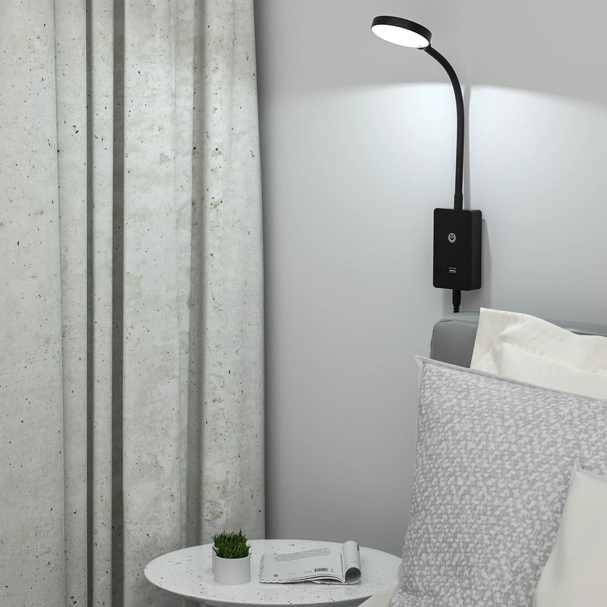 touch control bedside lamp - product view 4