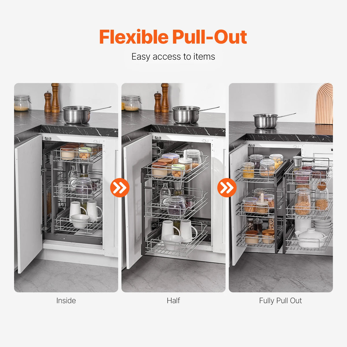 pull out cabinet organizer - product view 5