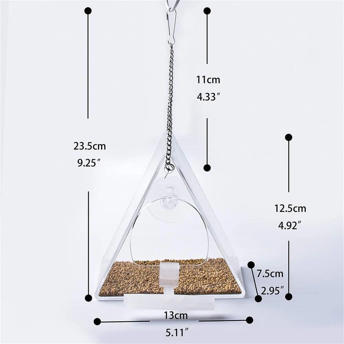 bird feeder window mount - product view 6