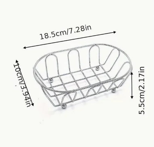 Stainless Steel Storage Basket, Reusable Metal Frame Organizer for Jewelry, Cosmetics and Small Items - product view 1