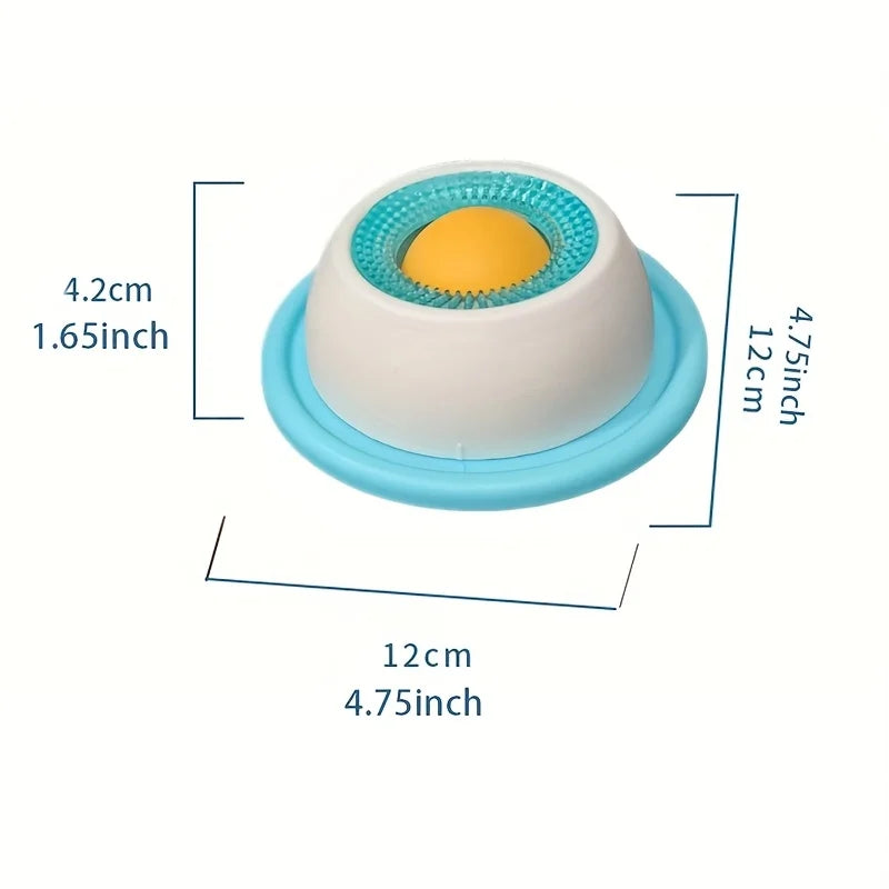 Slow Feeder Dog Bowl and Cat Lick Mat, Plastic Interactive Snack Plate for Dogs and Cats - product view 2