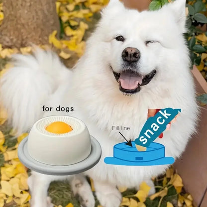 Slow Feeder Dog Bowl and Cat Lick Mat, Plastic Interactive Snack Plate for Dogs and Cats - product view 4