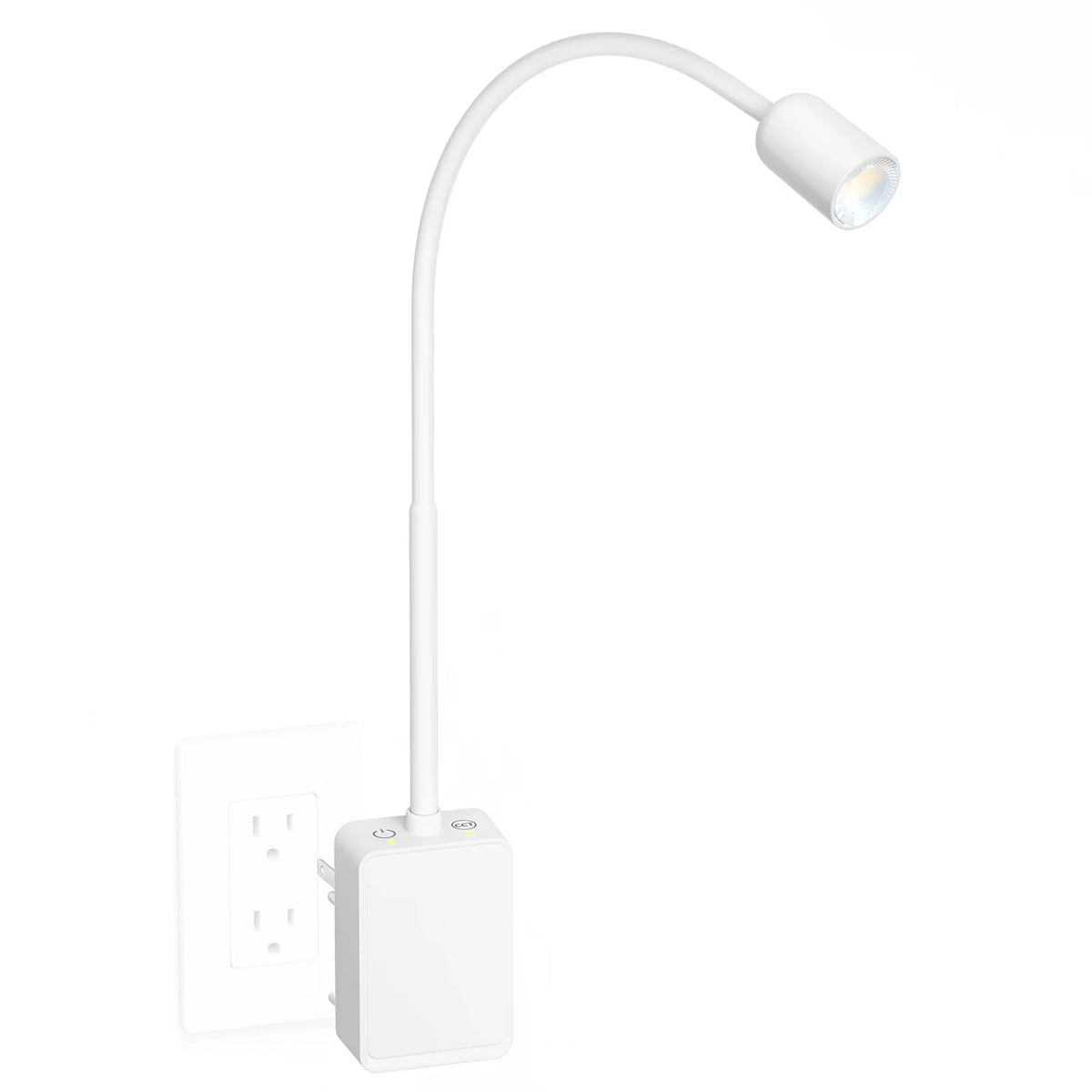 Plug-In LED Wall Sconce, Touch Dimmable Reading Light, 4 Brightness Levels, 3 Color Temperatures, 4W - product view 1