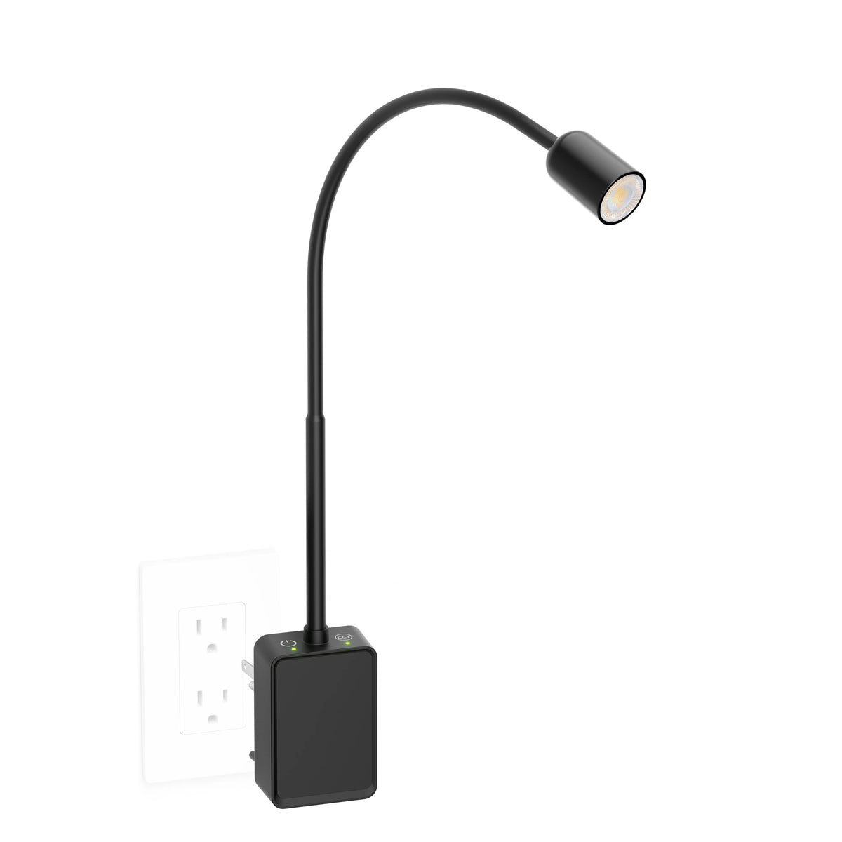 Plug-In LED Wall Sconce, Touch Dimmable Reading Light, 4 Brightness Levels, 3 Color Temperatures, 4W - product view 2