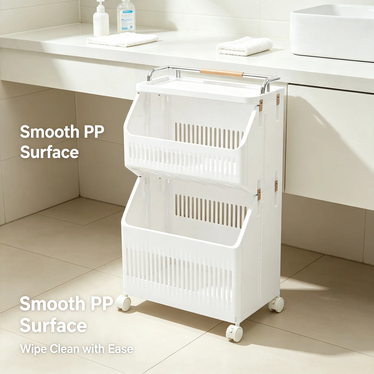 collapsible clothes hamper - product view 6