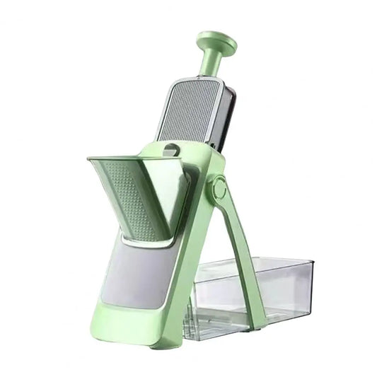 Adjustable Mandoline Slicer, 0–8 mm Thickness, 4 Cutting Modes, Enclosed Pusher, Drain Box and Suction Base - product view 1