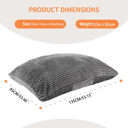 Convertible Bean Bag Chair and Mat, Machine-Washable Cover, Self-Contained Setup for Adults, Living Rooms, Bedrooms and Studies - product view 3