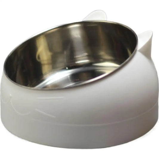 100 ml Inclined Cat Bowl, 15-Degree Stainless Steel Pet Feeder, Dishwasher-Friendly Food or Water Bowl in 5 Colors - product view 1