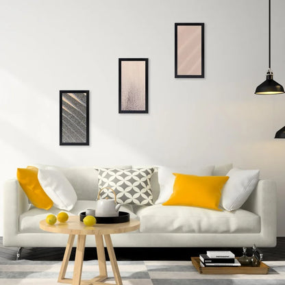 Black Picture Frame, 10 x 17 Inch Plastic Frame with Shatter-Resistant Plexiglass, Turn Buttons and Vertical or Horizontal Hanging - product view 1