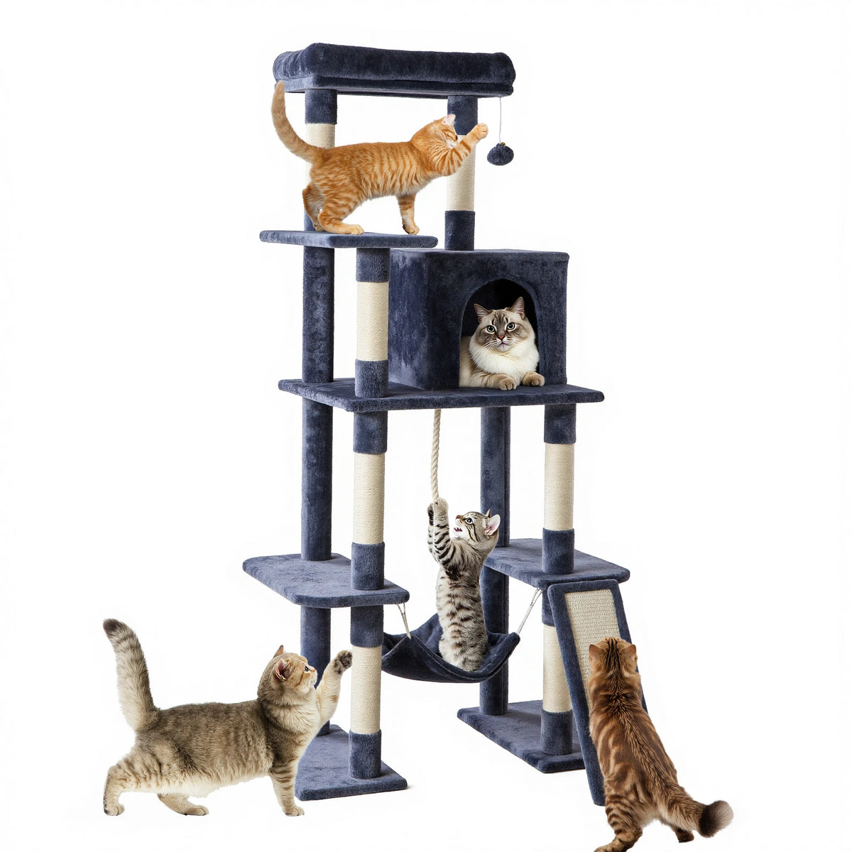 cat scratching post - product view 1