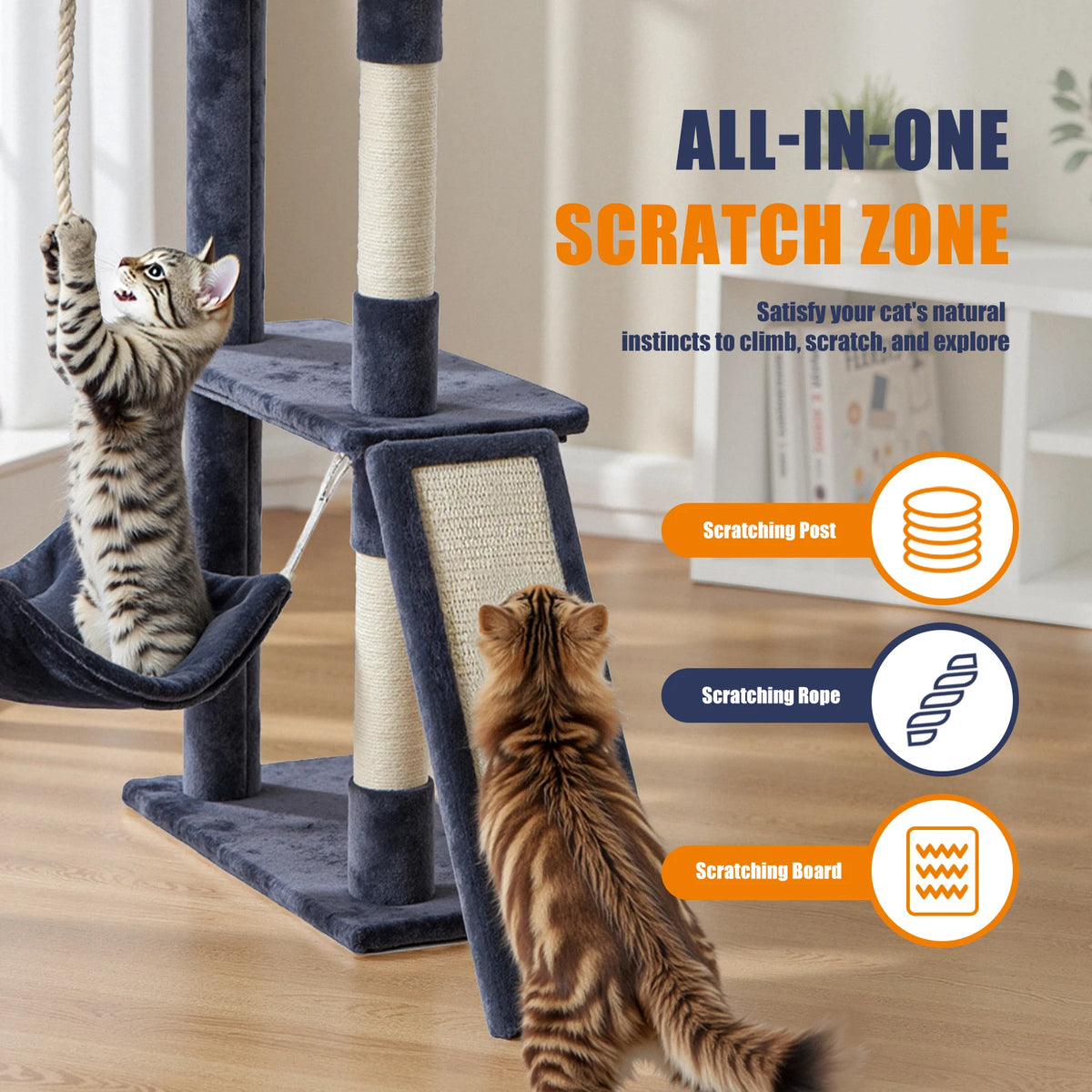 cat scratching post - product view 3