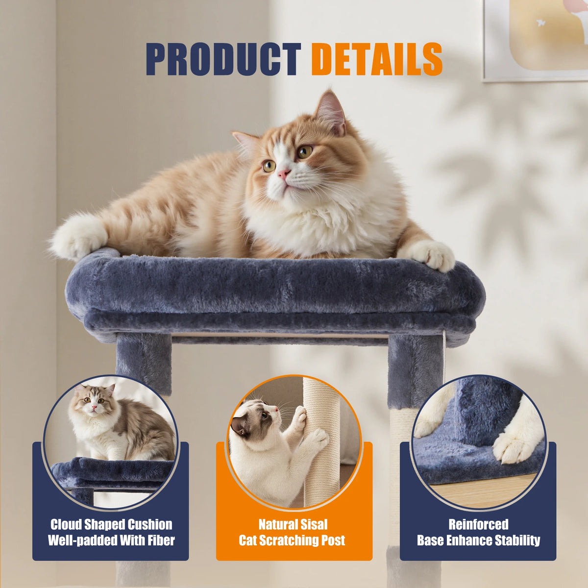 cat scratching post - product view 4