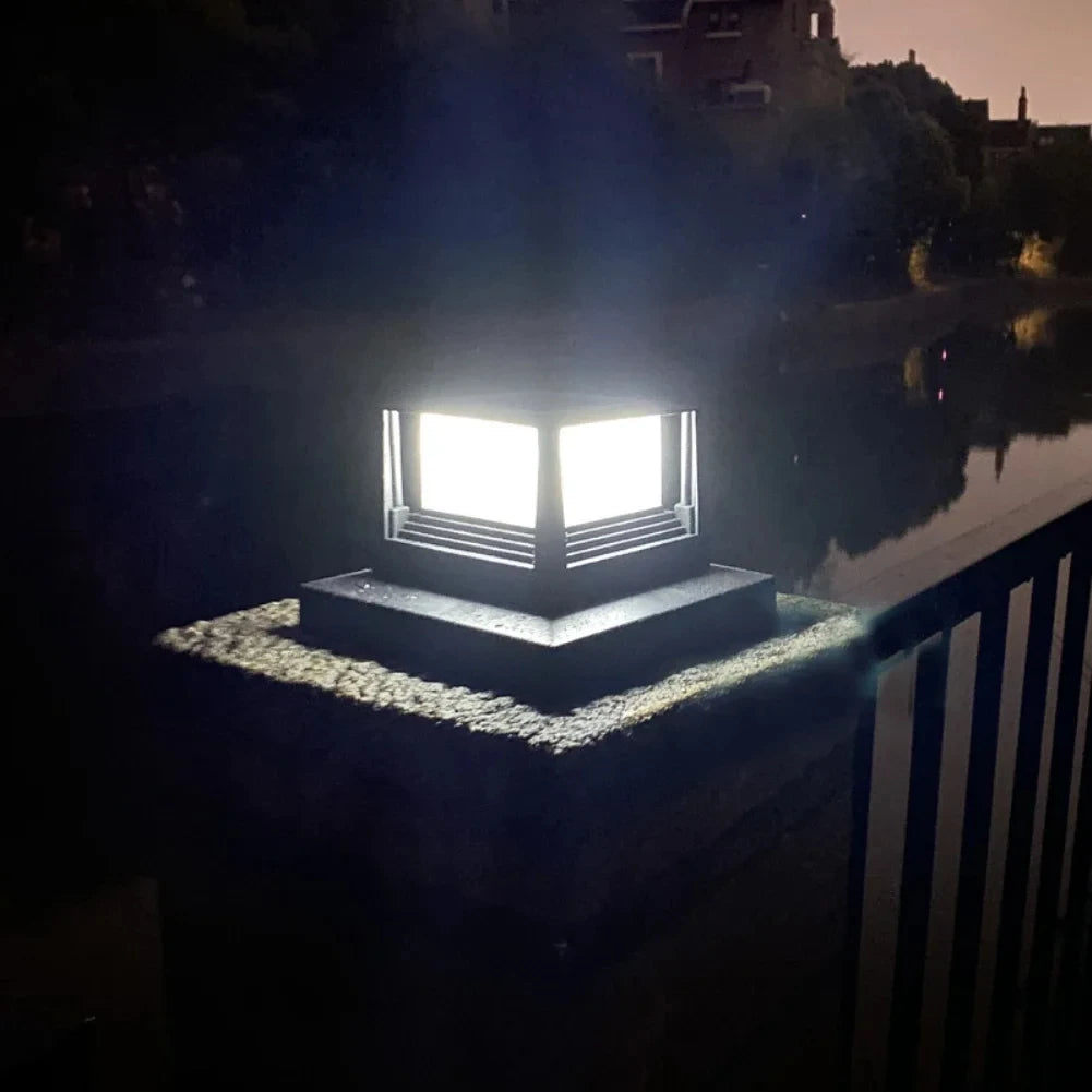 solar fence light - product view 6
