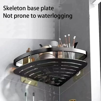 No Drill Bathroom Corner Shelf, corner shower shelf product view 5
