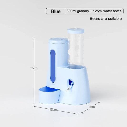 Automatic Hamster Feeder and Waterer, 2-in-1 Leakproof Food and Water Dispenser, PP Small Pet Supply - product view 1
