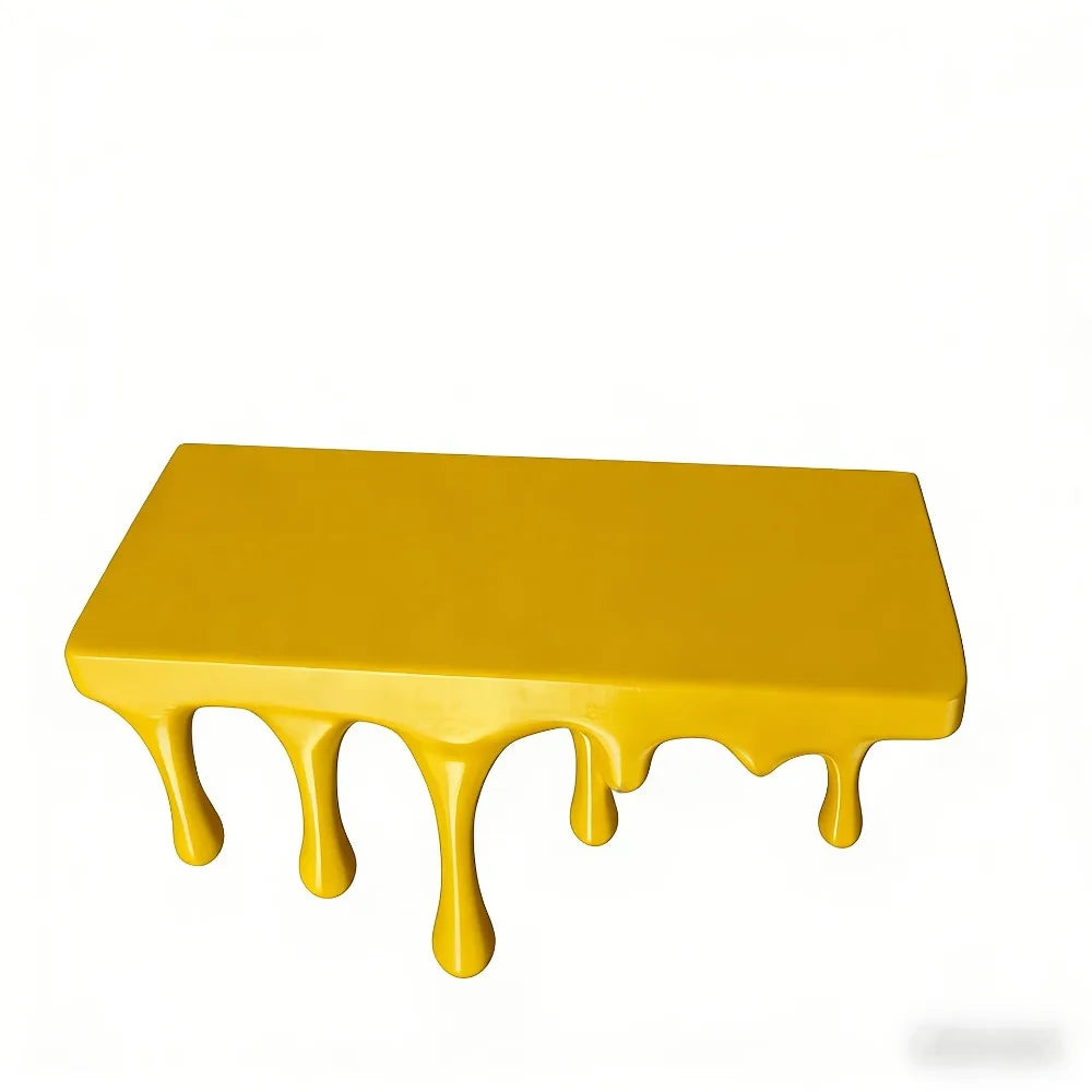 3D Drip Floating Shelf, Irregular Wall-Mounted Plastic Display Stand, 18 × 7.9 × 9.2 cm for Living Rooms - product view 3