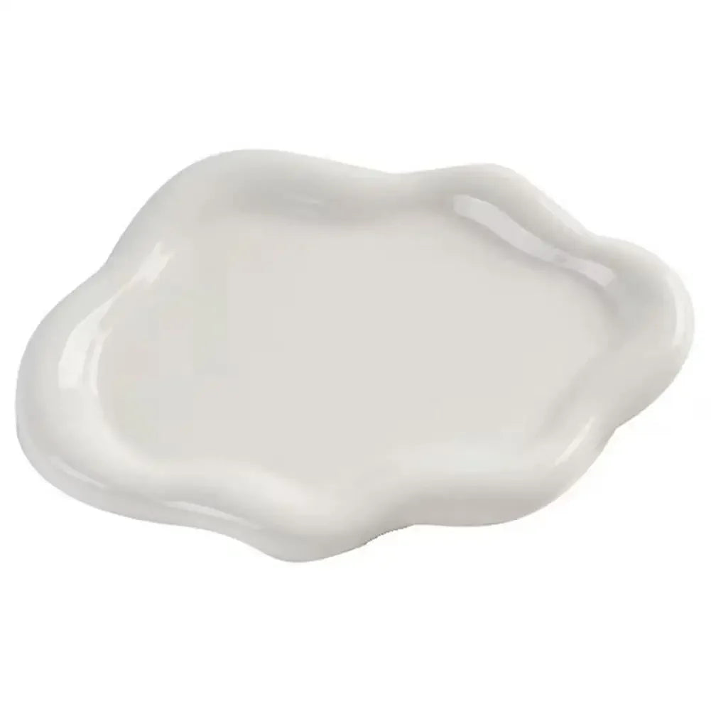 Plastic Jewelry Tray, Cloud-Shaped Trinket Holder for Rings, Earrings and Small Jewelry Display, Options A and B - product view 1