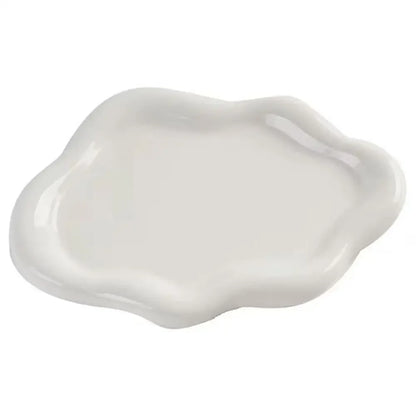 Plastic Jewelry Tray, Cloud-Shaped Trinket Holder for Rings, Earrings and Small Jewelry Display, Options A and B - product view 1