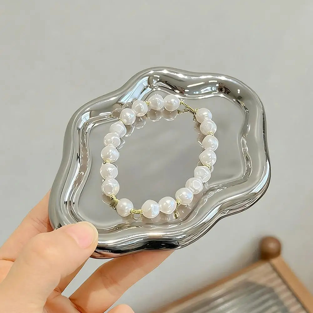 Plastic Jewelry Tray, Cloud-Shaped Trinket Holder for Rings, Earrings and Small Jewelry Display, Options A and B - product view 5
