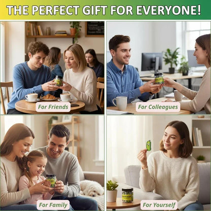 Positive Pickle Cards Jar, 60-Card Modern Resin Gift Set for Stocking Stuffers, Birthdays, Parties and Holiday Surprises - product view 6