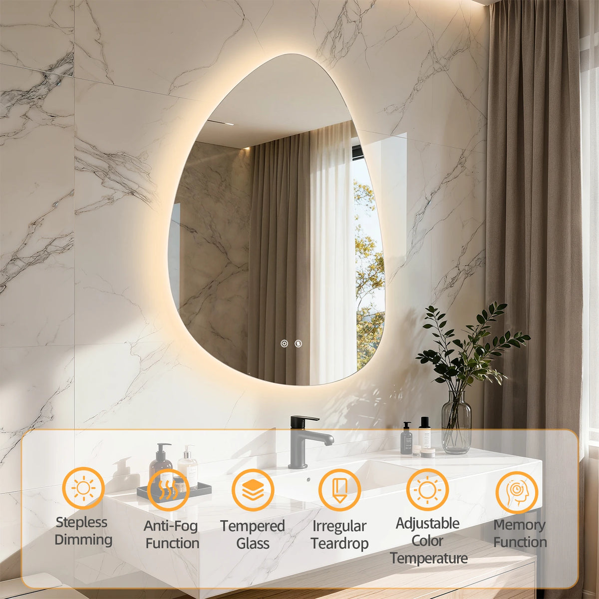bathroom mirror - product view 4