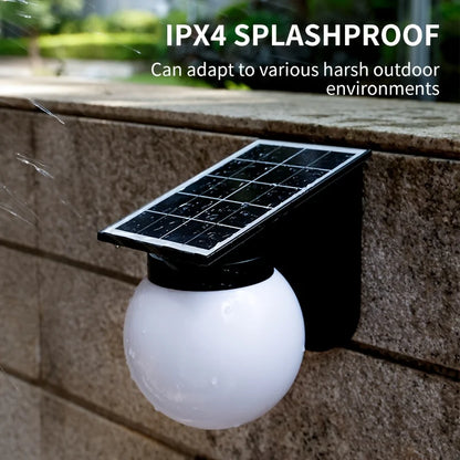 Solar Wall Lights, Dimmable LED Outdoor Lamps with 3 Modes, 3 Color Temperatures and Light-Sensing Control - product view 2