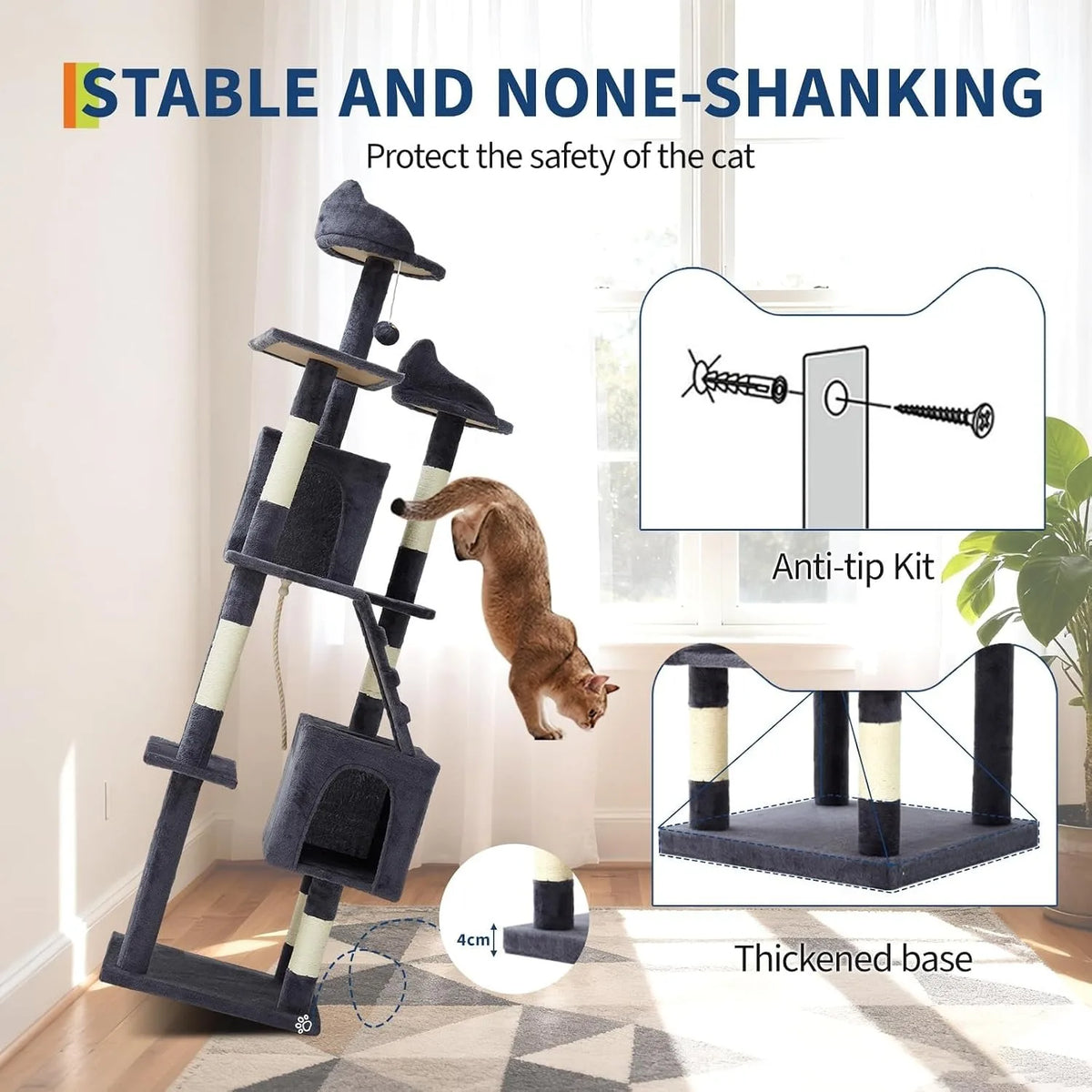 cat scratching post - product view 5