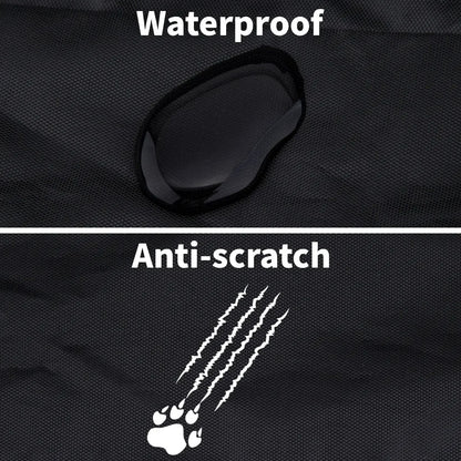 Universal Pet Car Seat Cover, Black Oxford Cloth Rear Bench Protector for Cars, Vans and SUVs - product view 6