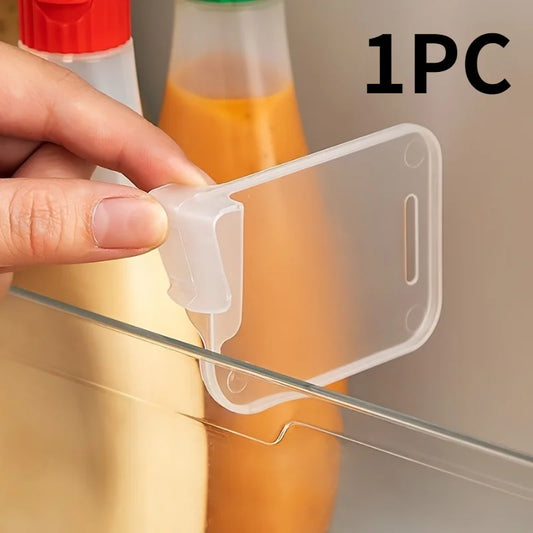 Refrigerator Can Organizer Dividers, Adjustable Plastic Fridge Storage Separators for Bottles and Cans, 1, 10, 30 or 50 Pieces - product view 1