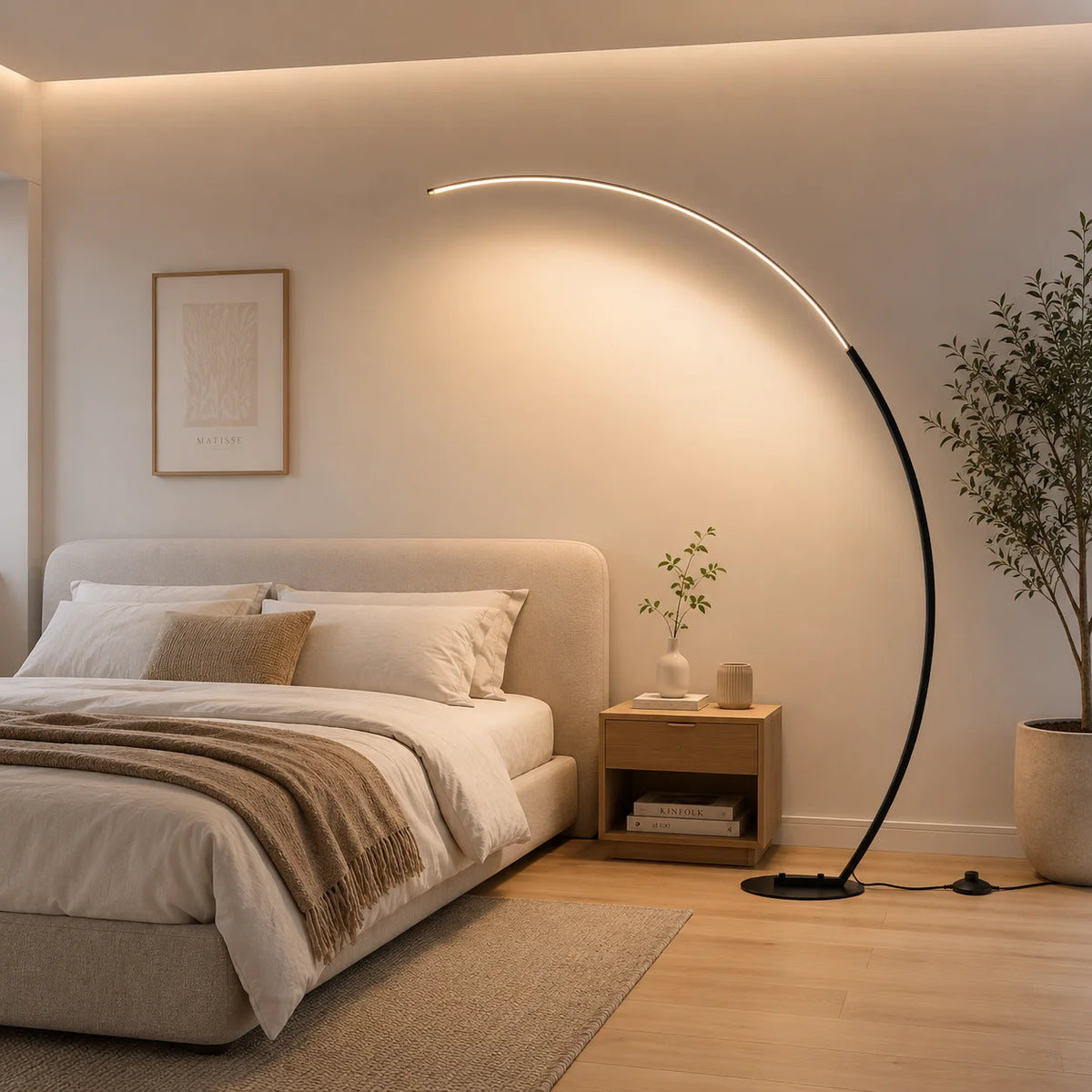 arched floor lamp - product view 5