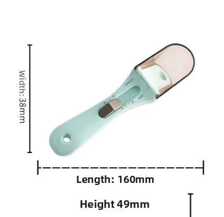 Adjustable Measuring Spoon with Scale, PP Baking Scoop for Flour, Sugar and Cocoa, 1pc-S or 1pc-L Options - product view 1