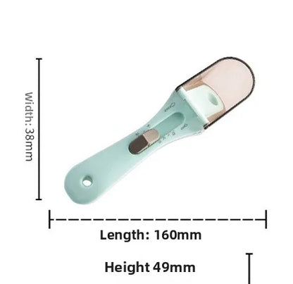 Adjustable Measuring Spoon with Scale, PP Baking Scoop for Flour, Sugar and Cocoa, 1pc-S or 1pc-L Options - product view 1