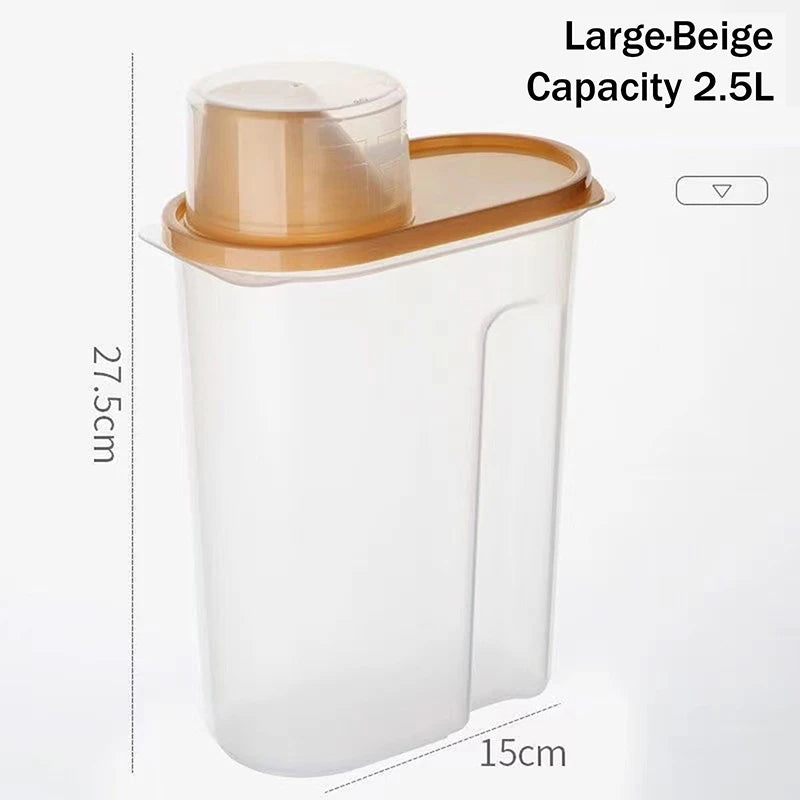 pet food storage container - product view 3