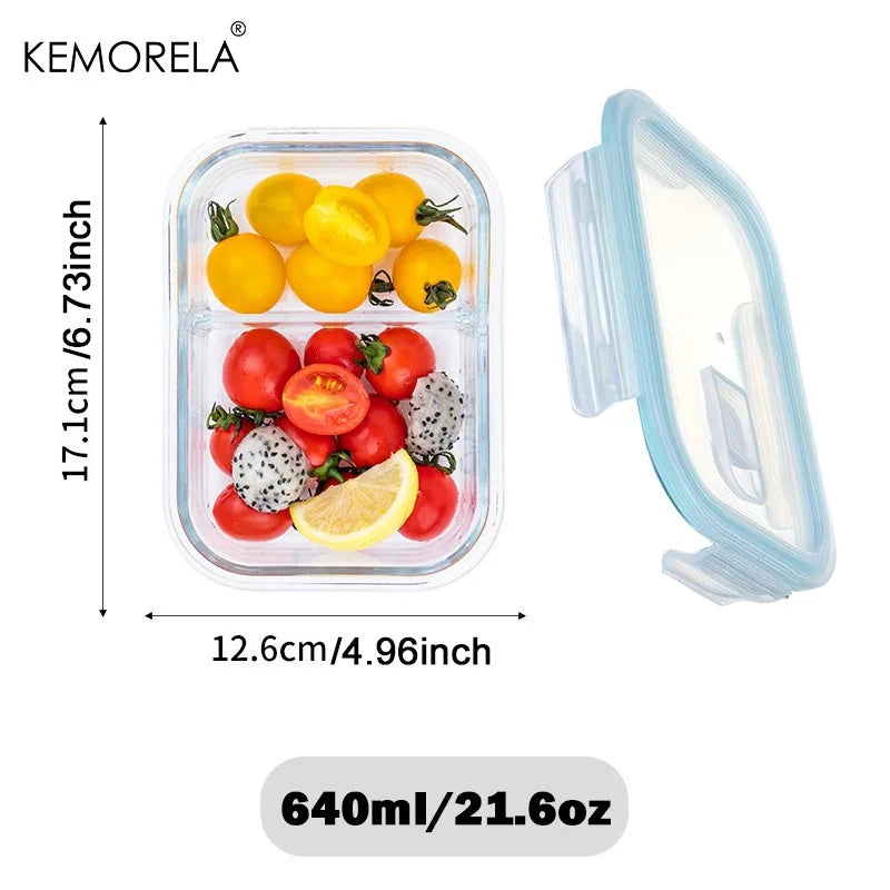 glass food containers - product view 1