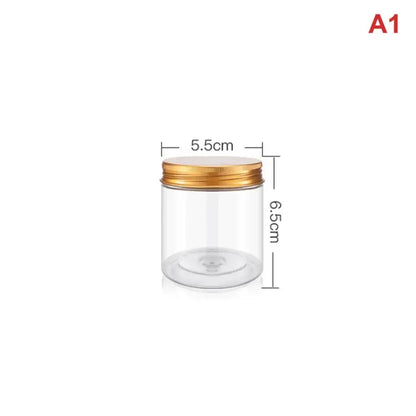 Pet Food Storage Container, Clear PET Plastic Jar with Aluminum Lid and Airtight Seal for Dry Food - product view 1