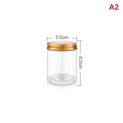 Pet Food Storage Container, Clear PET Plastic Jar with Aluminum Lid and Airtight Seal for Dry Food - product view 2