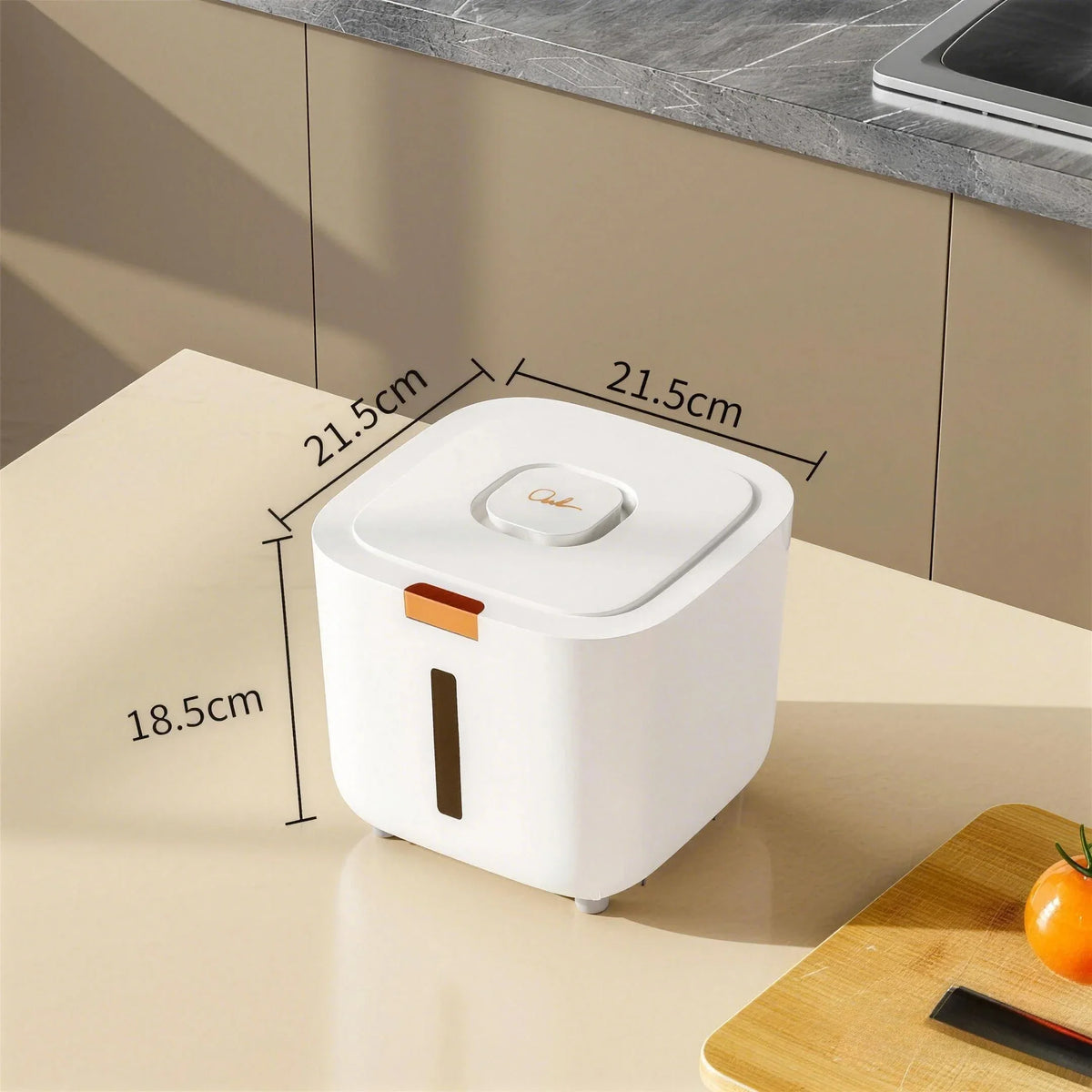 flour storage container - product view 1