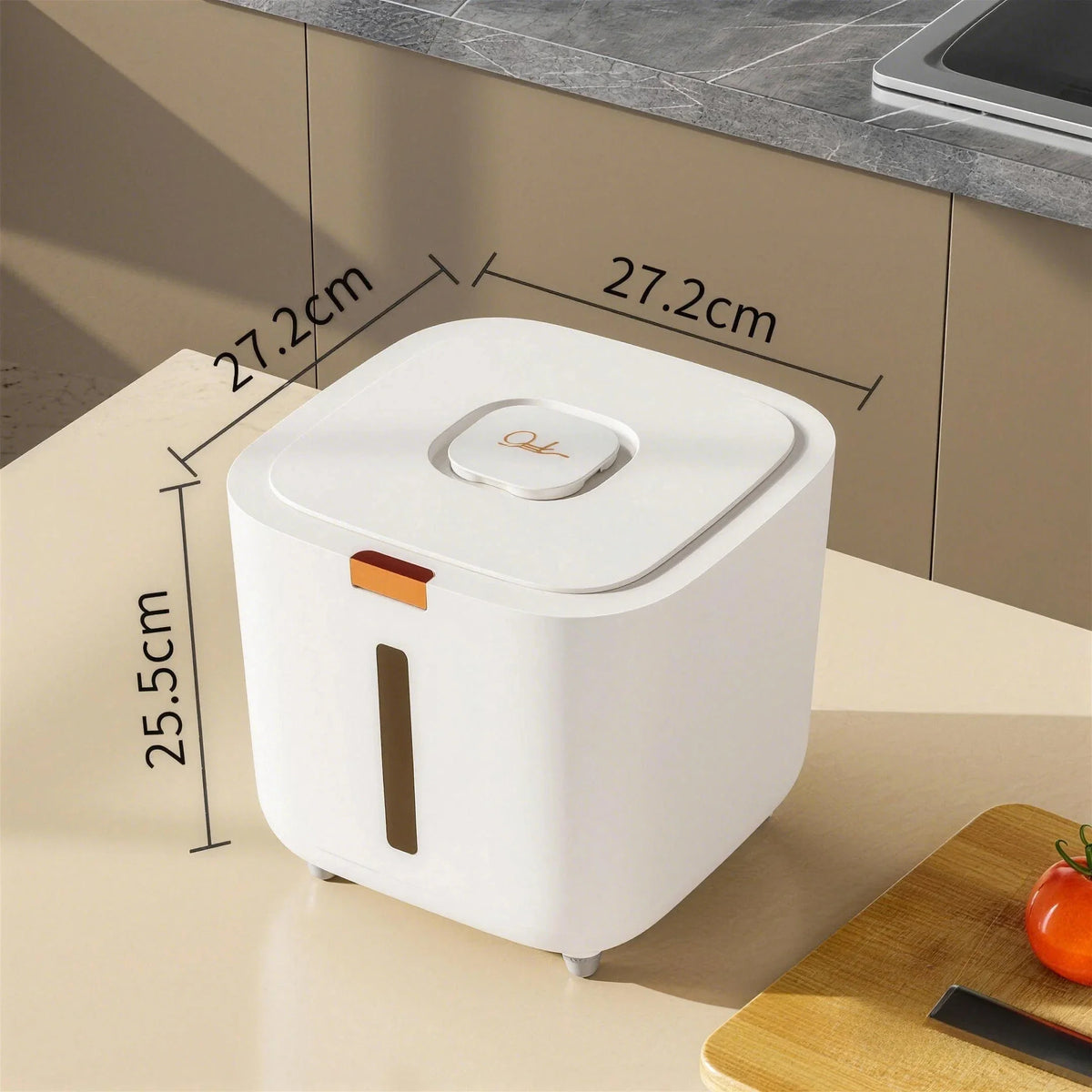 flour storage container - product view 2