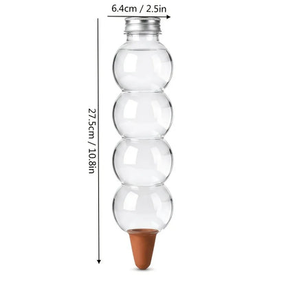 Self-Watering Globes, 2-Piece 520ML Plastic Plant Watering Kit with Terracotta Spikes for Indoor and Outdoor Pots - product view 5