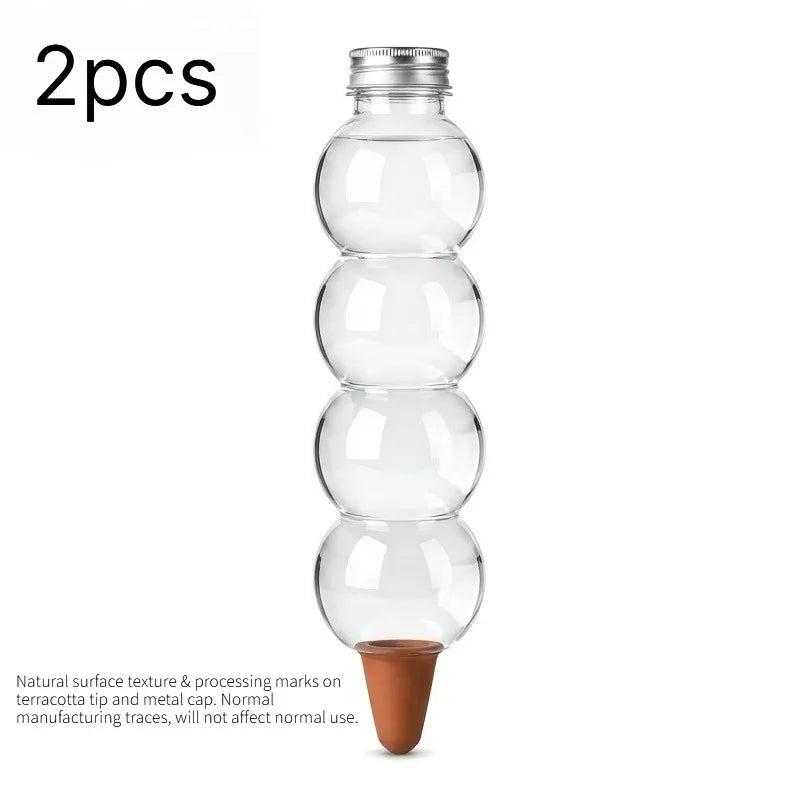 Self-Watering Globes, 2-Piece 520ML Plastic Plant Watering Kit with Terracotta Spikes for Indoor and Outdoor Pots - product view 6