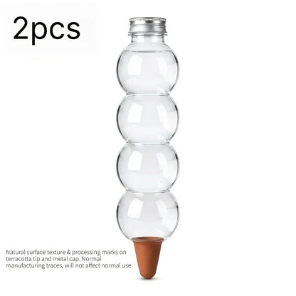Self-Watering Globes, 2-Piece 520ML Plastic Plant Watering Kit with Terracotta Spikes for Indoor and Outdoor Pots - product view 6