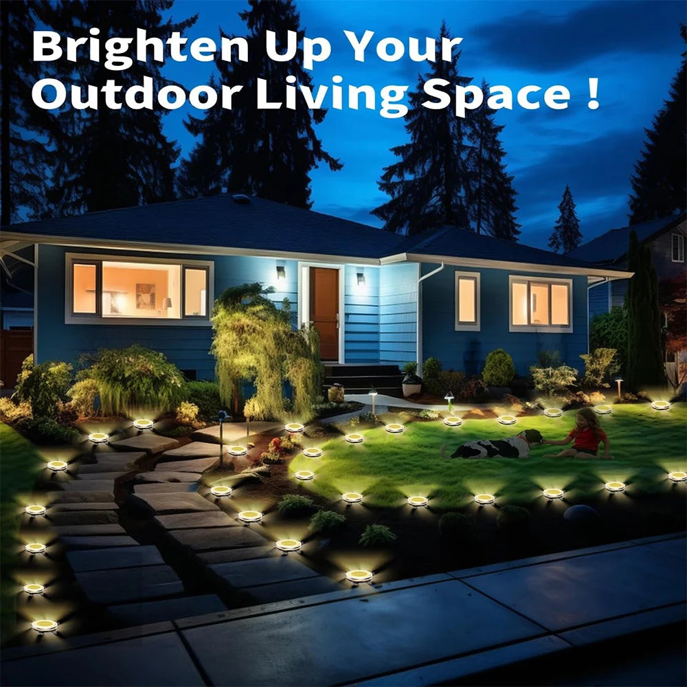 solar pathway lights - product view 4